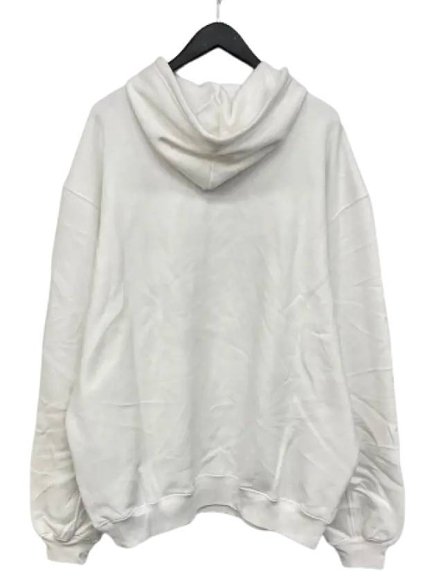 Luxury Balenciaga Language Logo Print Hoodie White