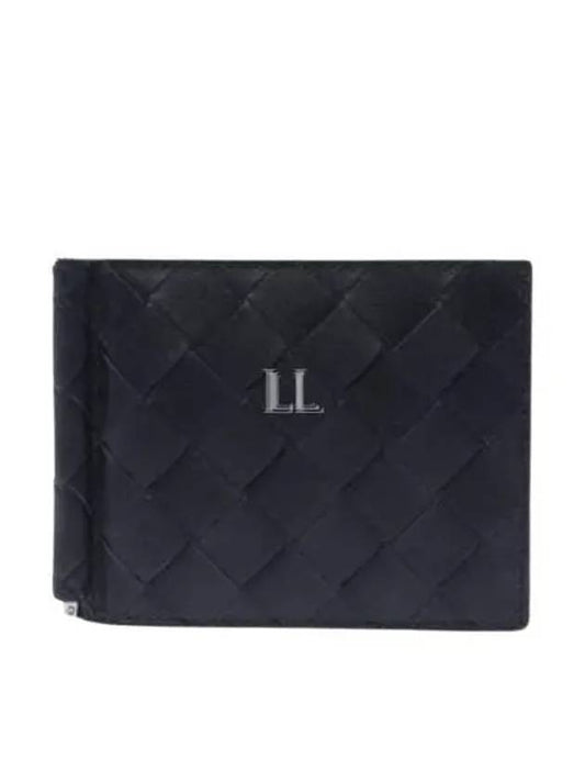 Luxury Bottega Veneta Intrecciato Money Clip Half Wallet Space