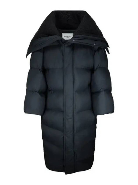 Luxury Balenciaga WoMen's CB Oversized Quilted Padding Black
