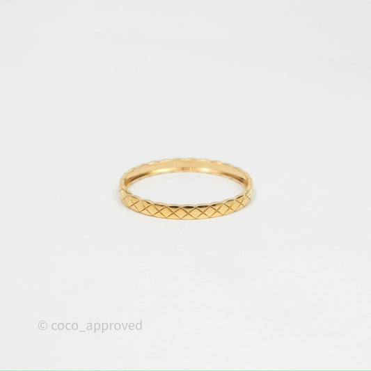 Chanel Coco Crush Bracelet Quilted Motif 18K Yellow Gold