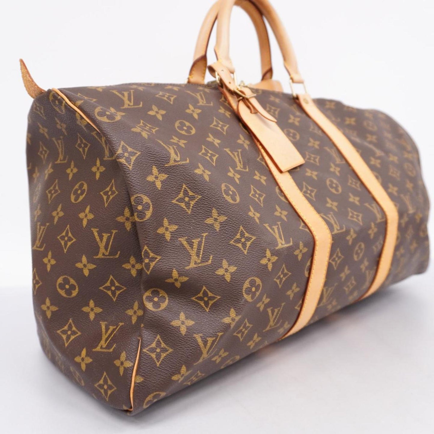 Louis Vuitton Keepall 50 Canvas Travel Bag ()
