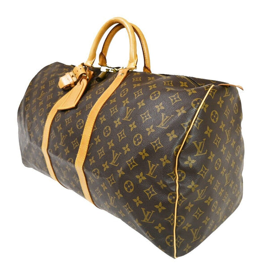 Louis Vuitton Keepall 55 Canvas Travel Bag ()