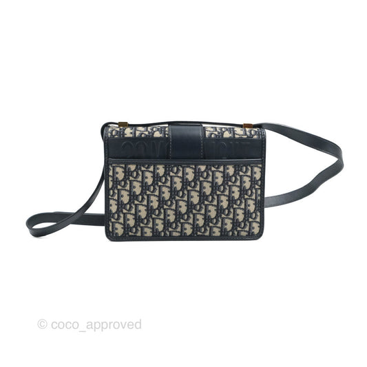 Dior 30 Montaigne Bag Blue Dior Oblique Jacquard
