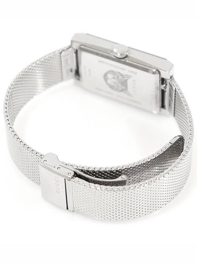 Luxury Gucci Trending 2025 YA147401 559662 21MM Steel Quartz WEB Mesh G Frame Women s Watch
