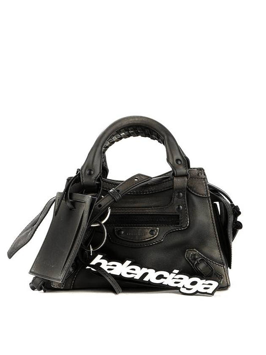 Luxury Balenciaga Neo Classic Small Shoulder Bag Black