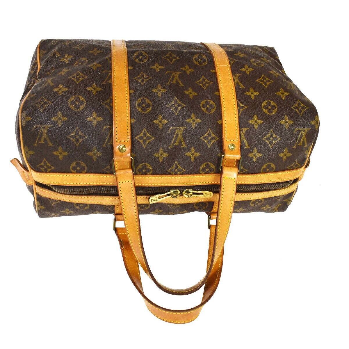 Louis Vuitton Sac Souple Canvas Travel Bag ()