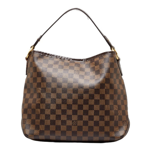 Louis Vuitton Damier Full-PM Shoulder Bag N41459 Brown PVC Leather Louis Vuitton