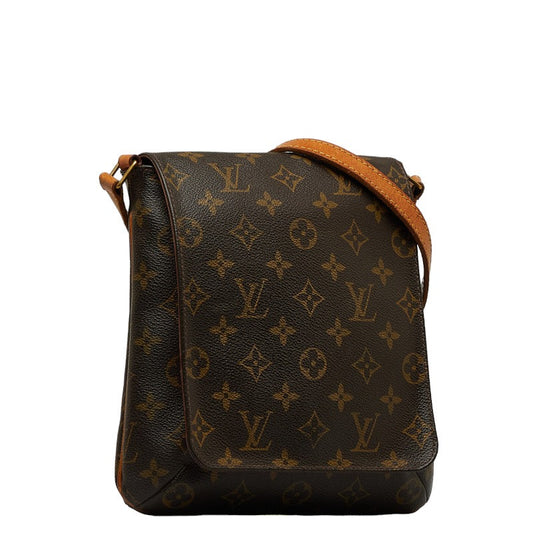 Louis Vuitton Monogram Musette Salsa Long Shoulder Bag M51387 Brown PVC Leather Louis Vuitton