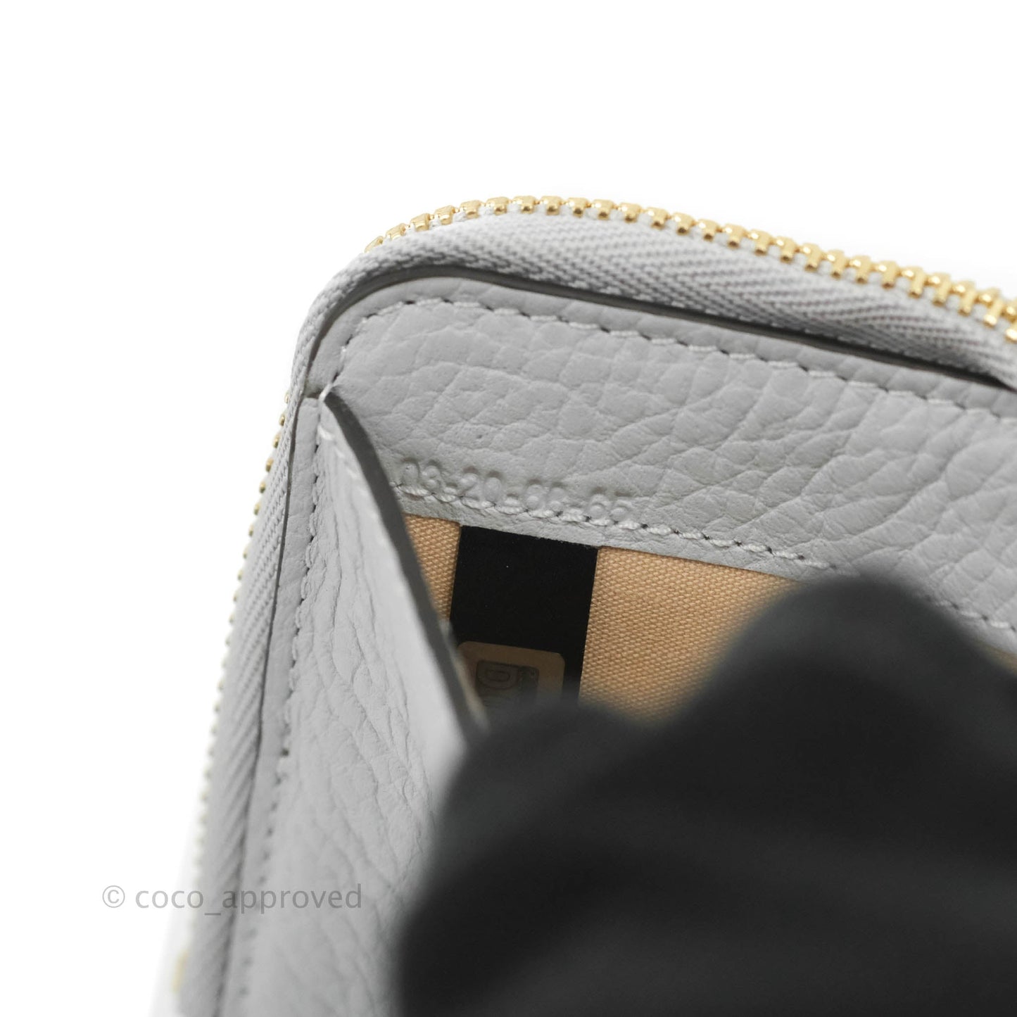 Chloe Alphabet Coin Purse Divine Grey