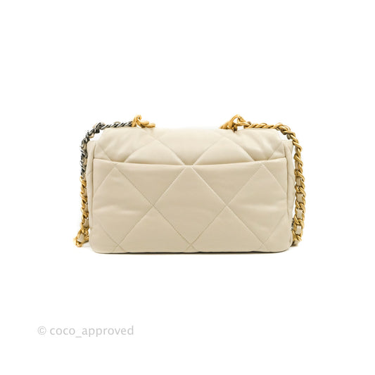 Chanel 19 Medium Ivory Mixed Hardware