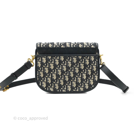 Dior Medium Bobby Bag Blue Oblique Jacquard Canvas