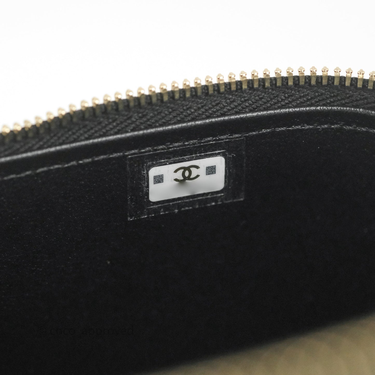 Chanel Vanity with Chain Black Lambskin Gold Hardware 23C