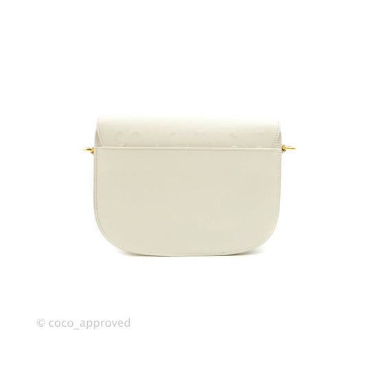 Dior Medium Bobby Bag Off White Calfskin Gold Hardware
