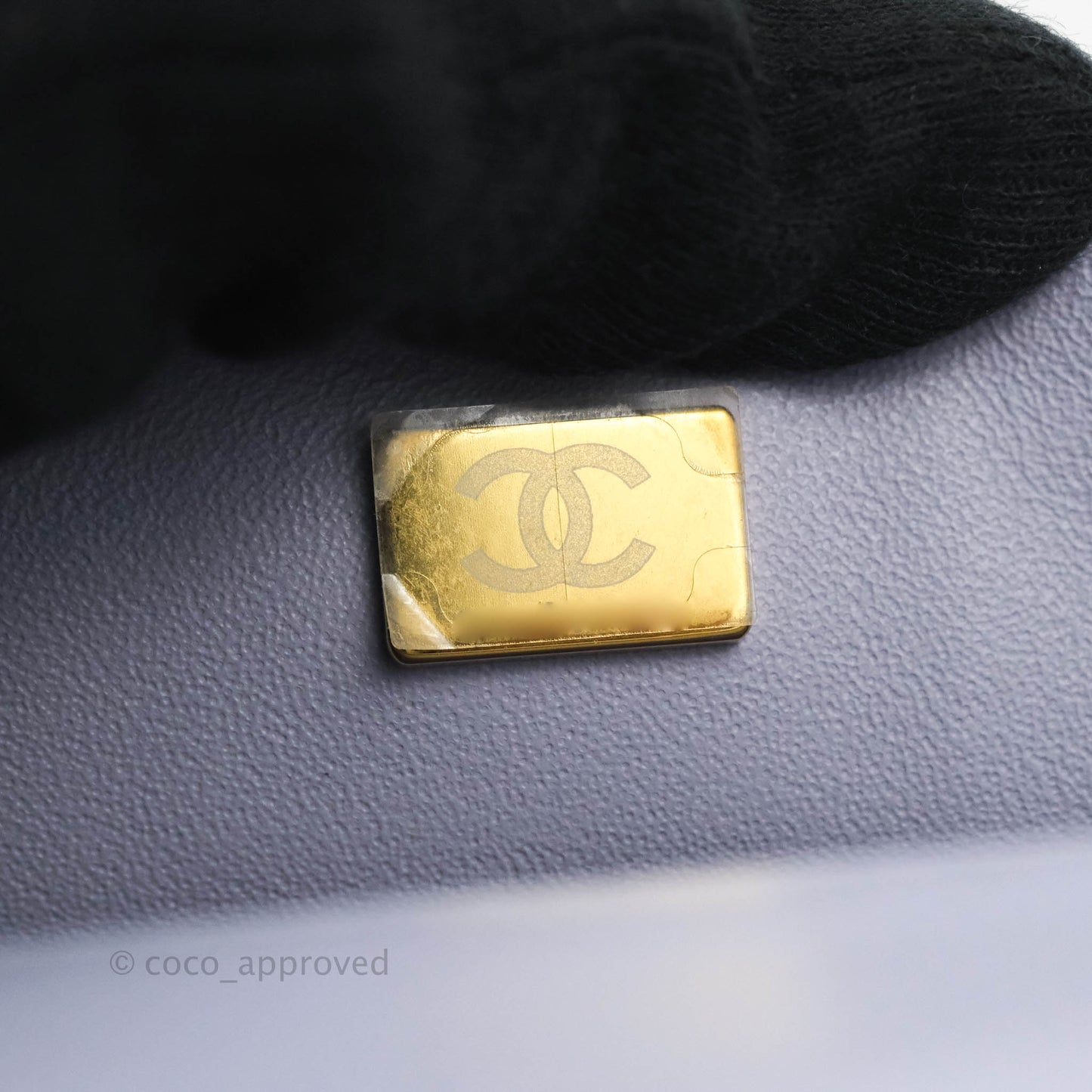 Chanel Quilted Mini Rectangular Flap Lilac Lambskin Gold Hardware