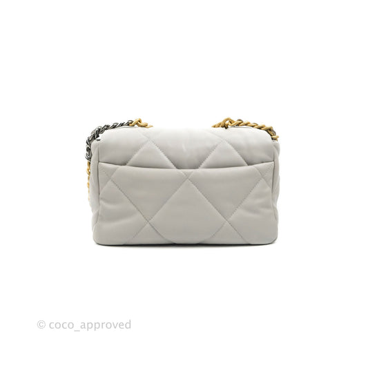 Chanel 19 Small Grey Mixed Hardware 21A