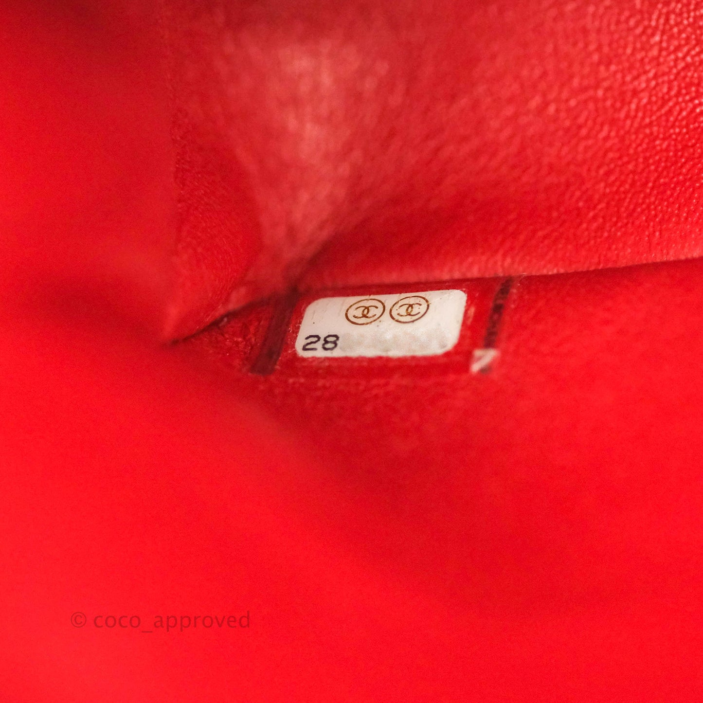 Chanel Classic Small S/M Flap Red Caviar Gold Hardware