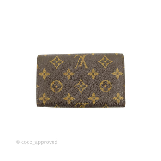 Louis Vuitton Vintage Monogram Canvas Wallet Brown