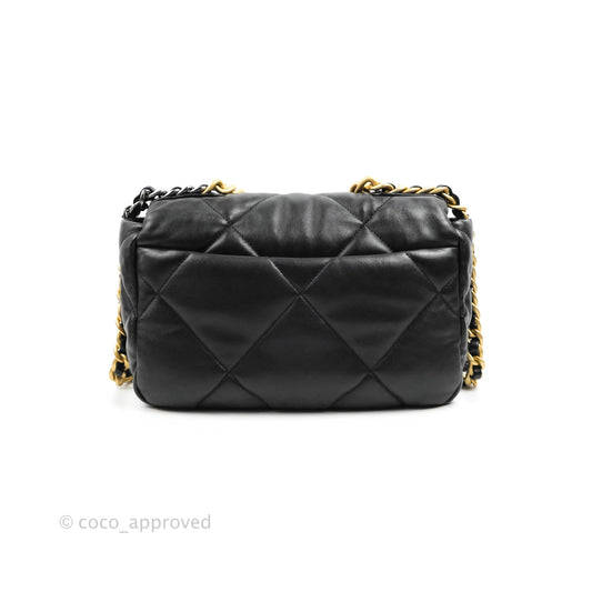 Chanel 19 Small Black Lambskin Mixed Hardware 21K