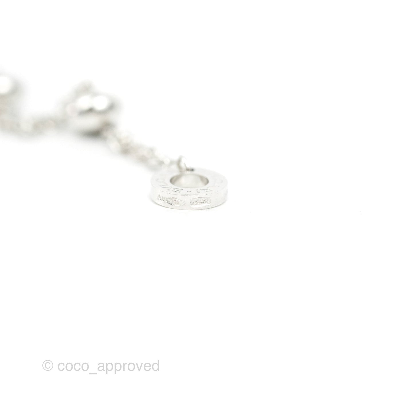 Bvlgari B.Zero1 Pendant Necklace White Gold