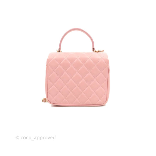 Chanel Citizen Chic Mini Flap Bag Pink Lambskin Gold Hardware