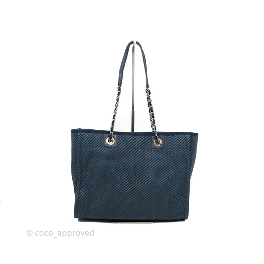 Chanel Canvas Deauville Medium Navy