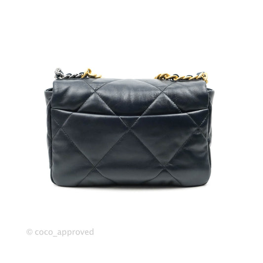 Chanel 19 Small Navy Mixed Hardware