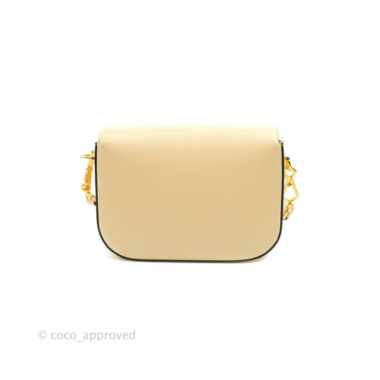 Gucci 1955 Horsebit Mini Shoulder Bag Beige Calfskin Gold Hardware