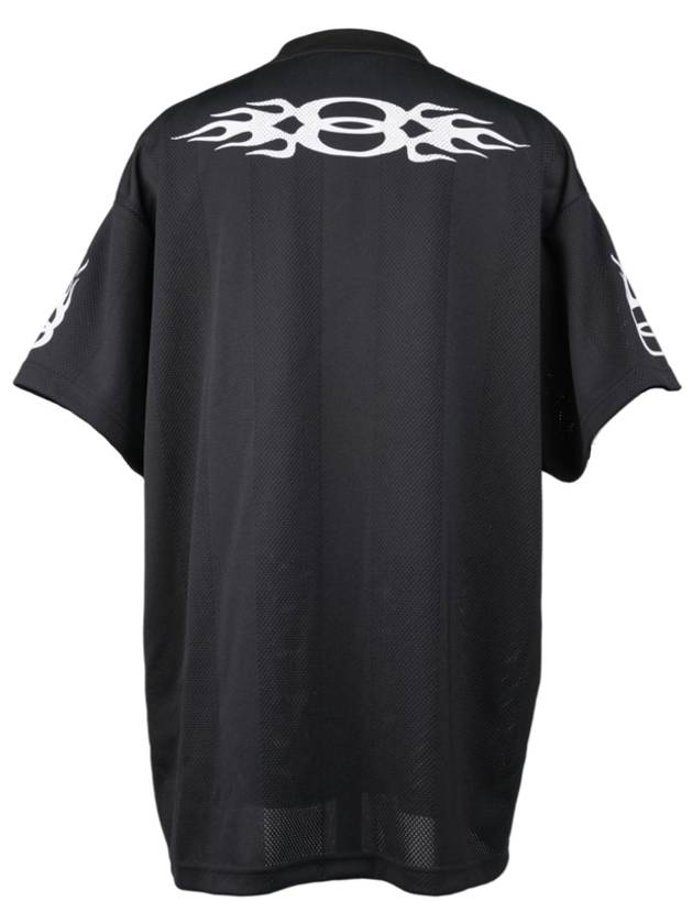 Luxury Balenciaga Logo Print Crew Neck Short Sleeve T-Shirt Black