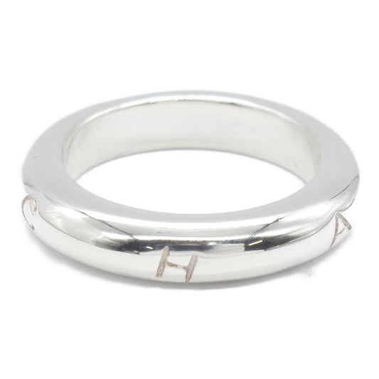 CHANEL Logo Ring and Ring Jewelry Silver 925 Silver