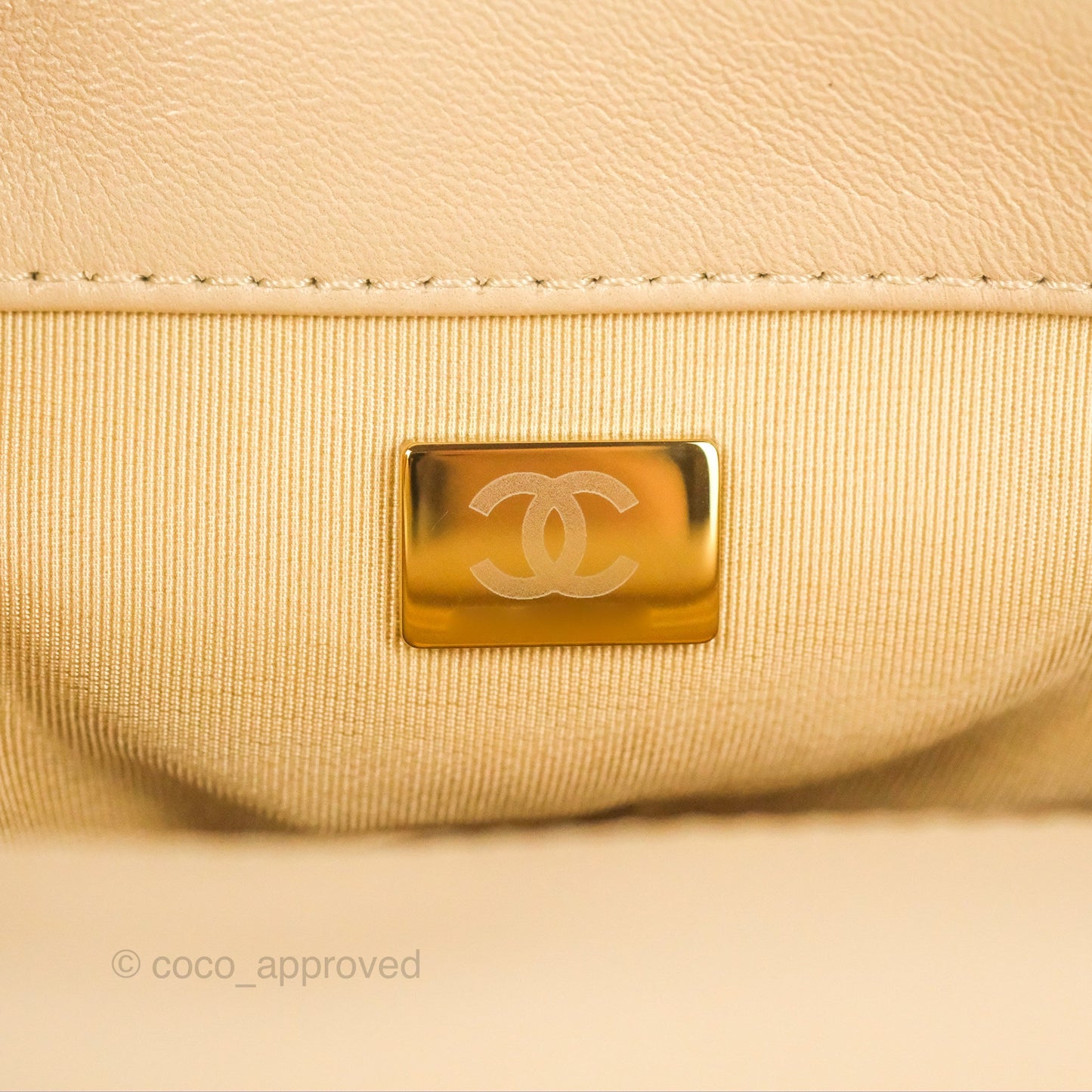 Chanel 19 Small Light Beige Mixed Hardware