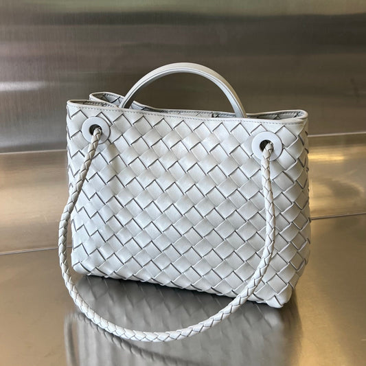 Luxury Bottega Veneta BV SMALL ANDIAMO 25CM GREY LAMBSKIN