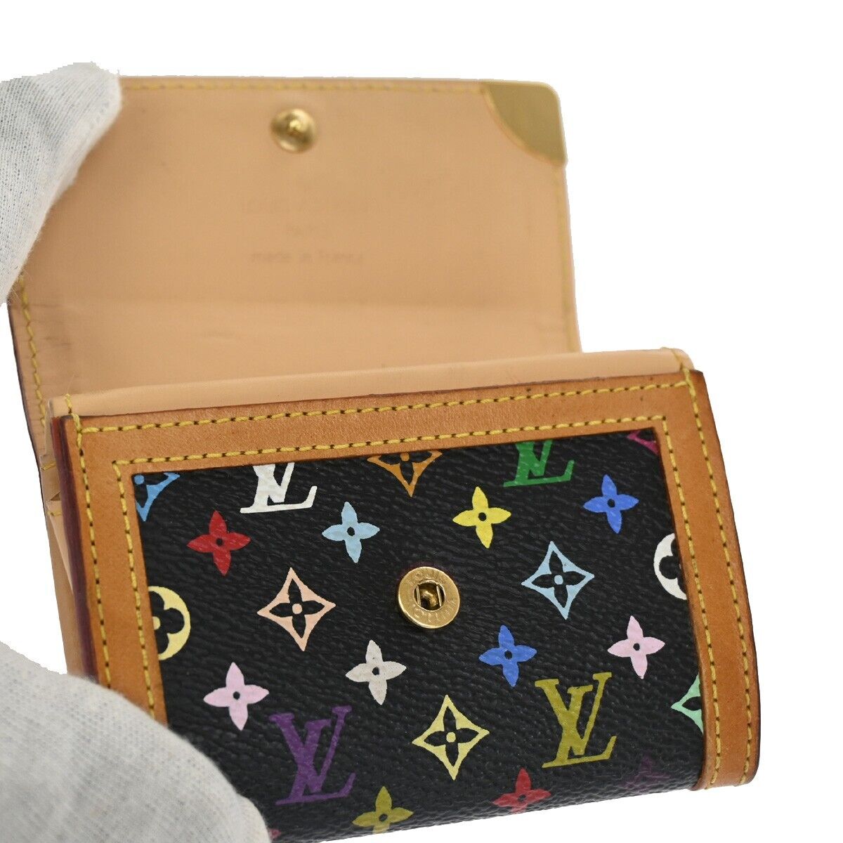 Louis Vuitton Coin Purse Canvas Wallet ()
