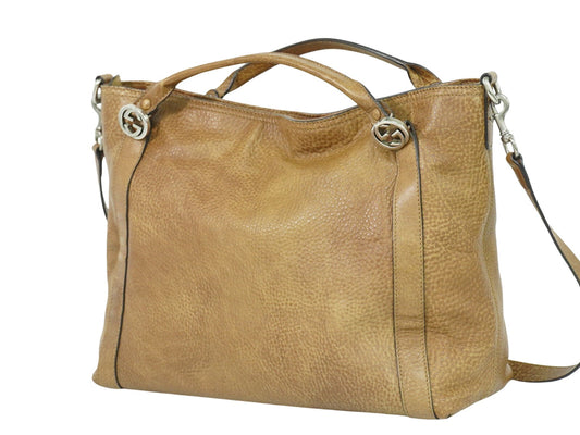Luxury Gucci Trending 2025 Miss Gg Leather Tote Bag