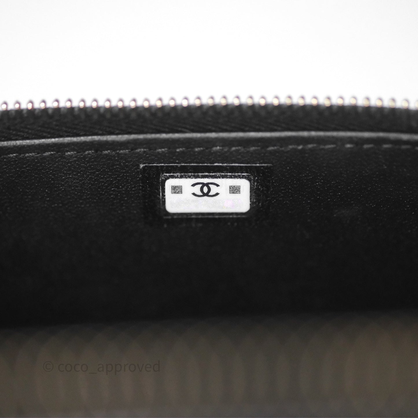 Chanel Vanity Rectangular Top Handle Black Shiny Lambskin Gold Hardware 24P