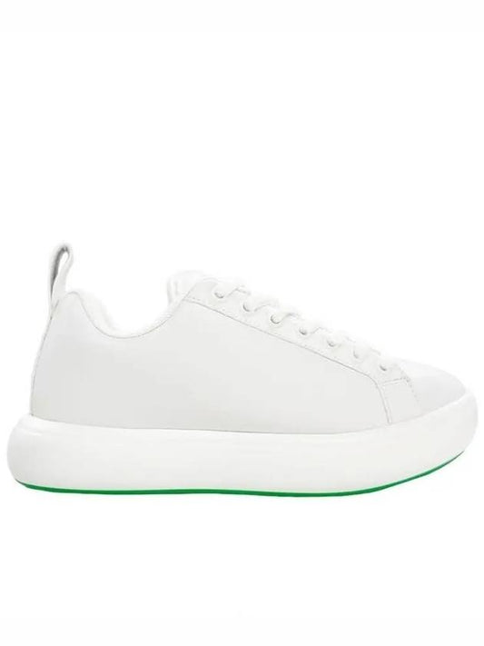 Luxury Bottega Veneta Leather Low Top Sneakers White