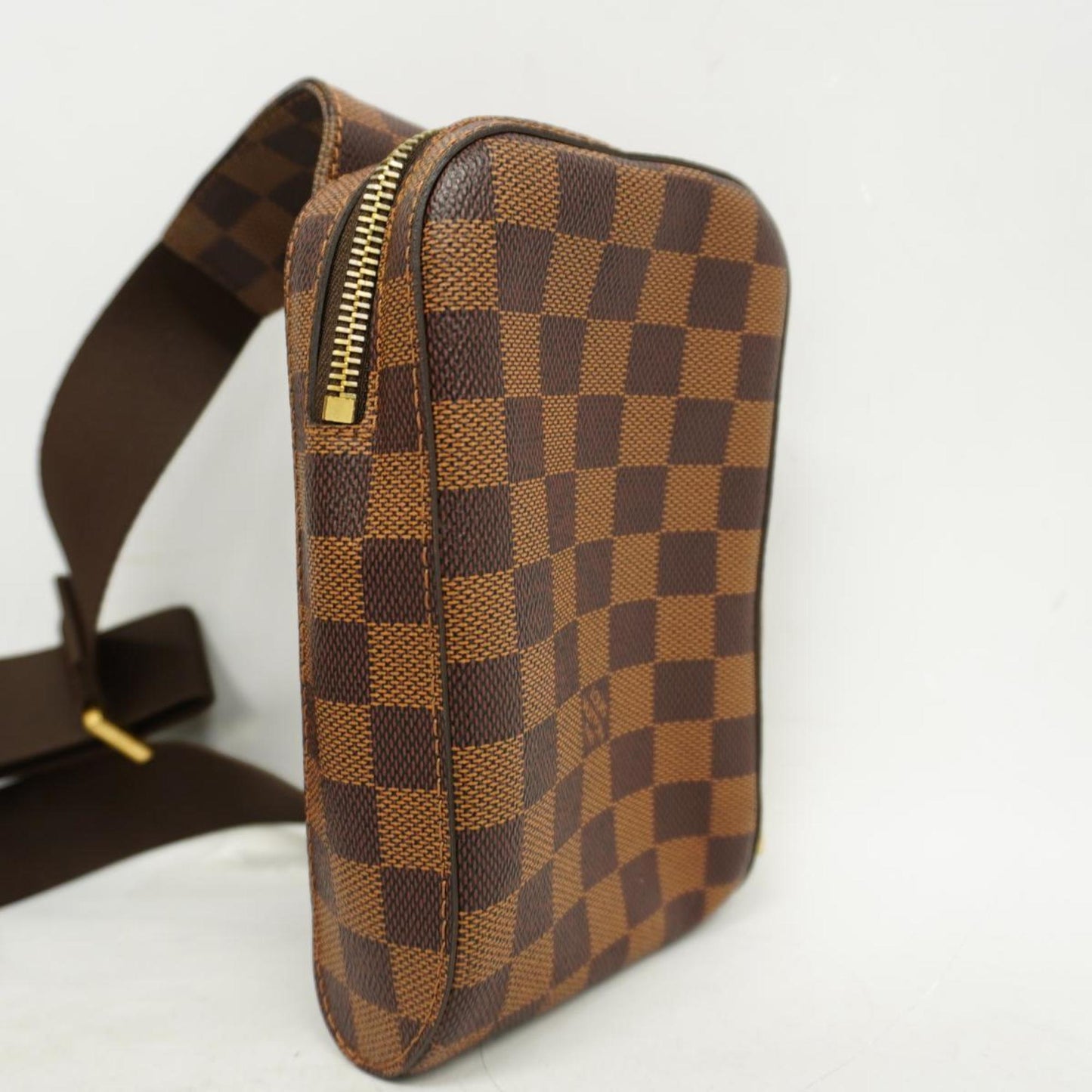 Louis Vuitton Geronimo Canvas Shoulder Bag ()