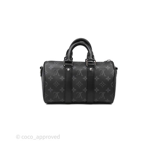Louis Vuitton Keepall Bandoulière 25 Monogram Eclipse Canvas