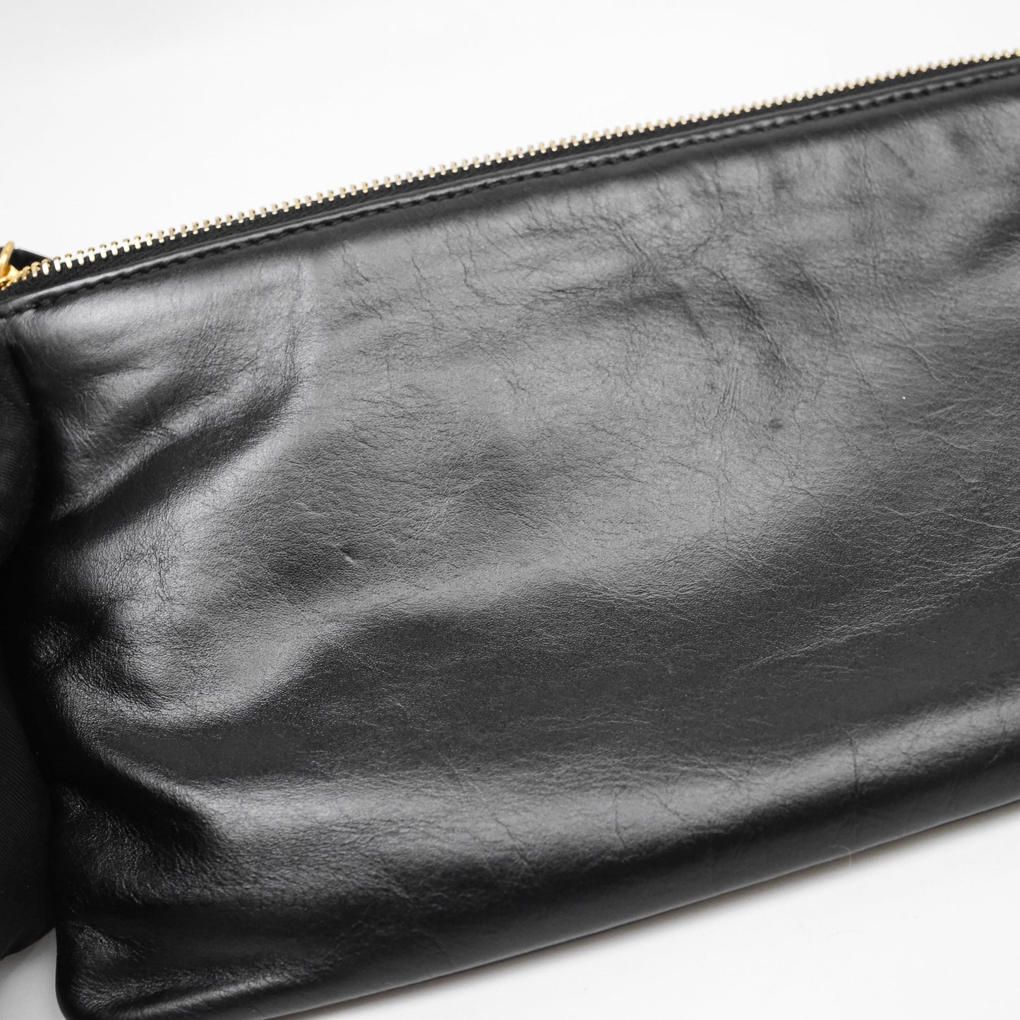 Chanel 22 Small Black Calfskin Aged Gold Hardware