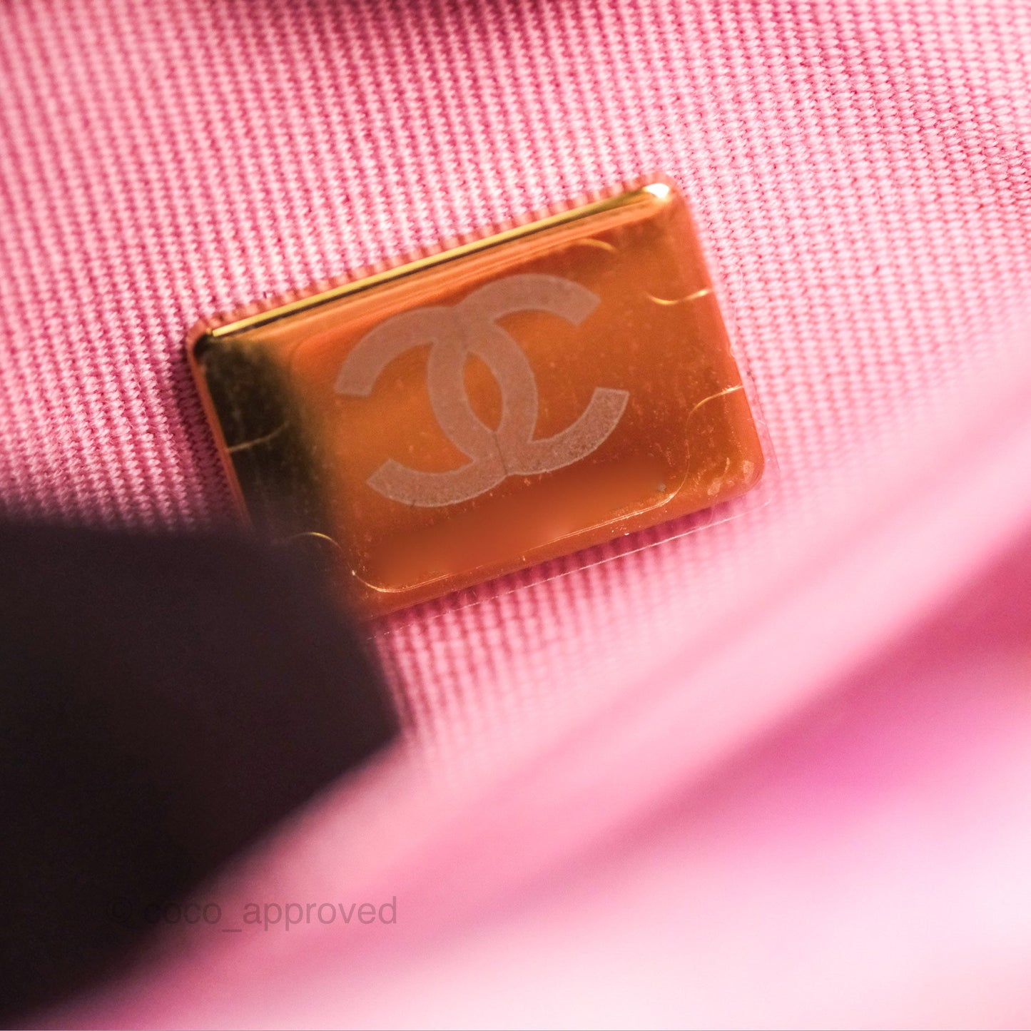 Chanel Kelly Bag Pink Tweed Aged Gold Hardware