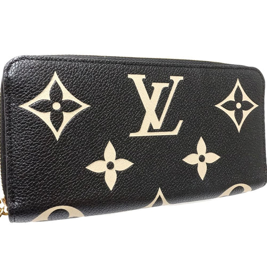 Louis Vuitton Zippy Wallet Bicolor Monogram Black Beige