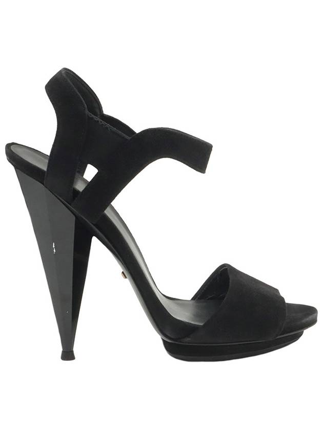 Luxury Gucci Trending 2025 Black Suede Liberty Slingback Sandals Women Shoes 37 5 347558