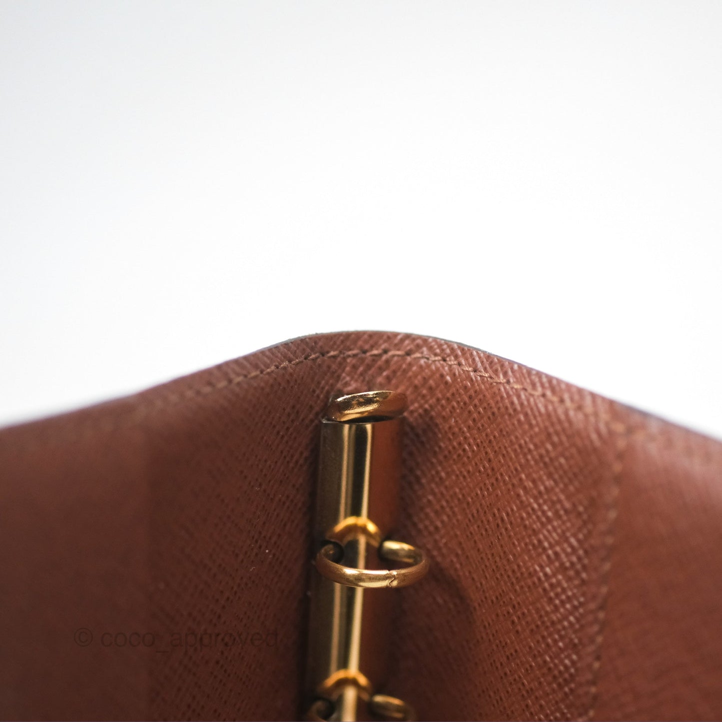 Louis Vuitton Small Ring Agenda Cover Monogram Canvas
