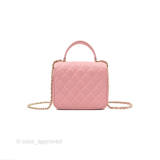 Chanel Citizen Chic Flap Bag Pink Lambskin Gold Hardware