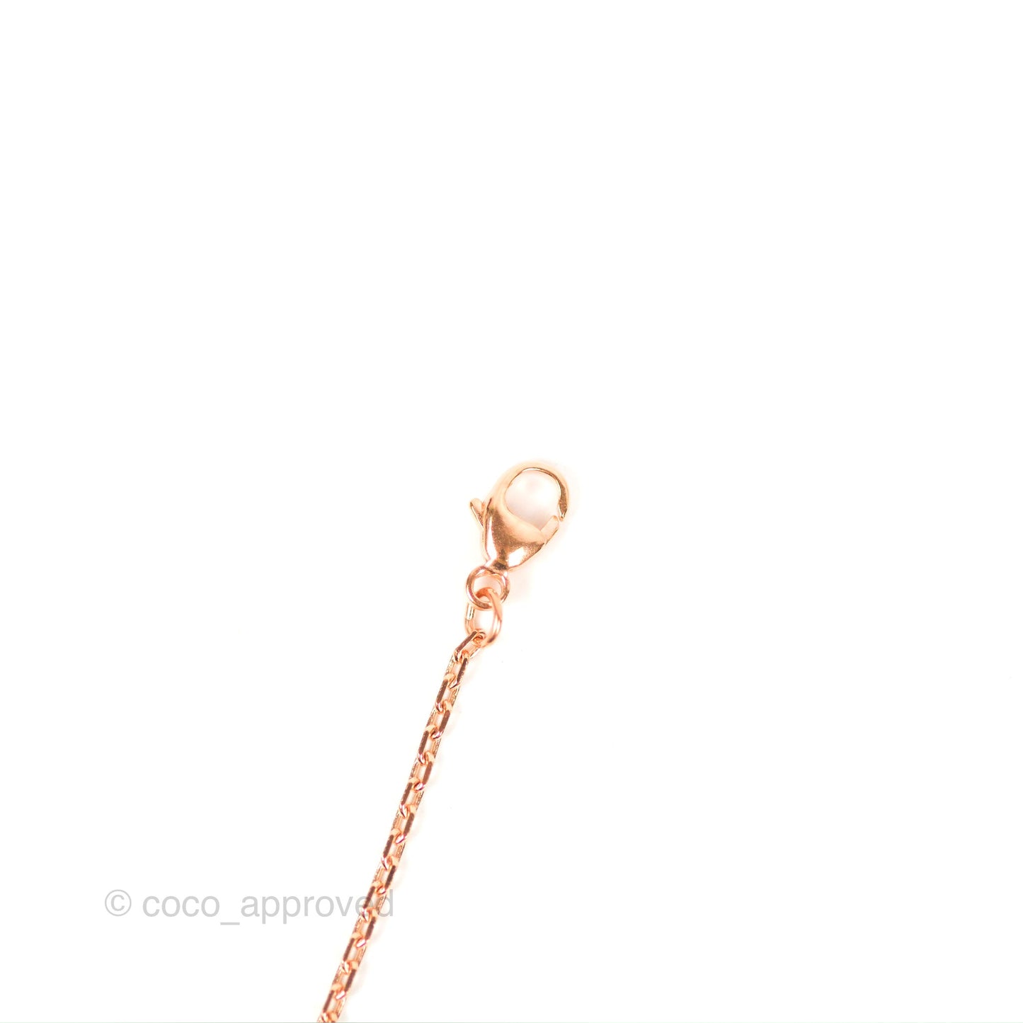 Hermès Mini Pop H Pendant Necklace Marron Glace Rose Gold Hardware