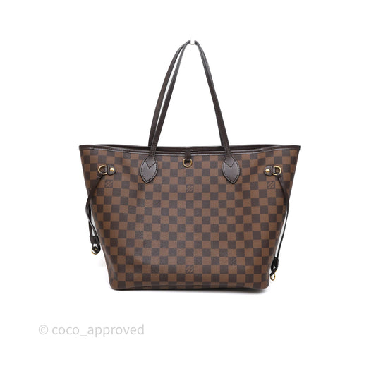 Louis Vuitton Neverfull MM Tote Bag Damier Ebene Canvas