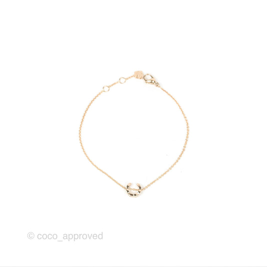 Chanel Coco Crush Bracelet Beige Gold Hardware
