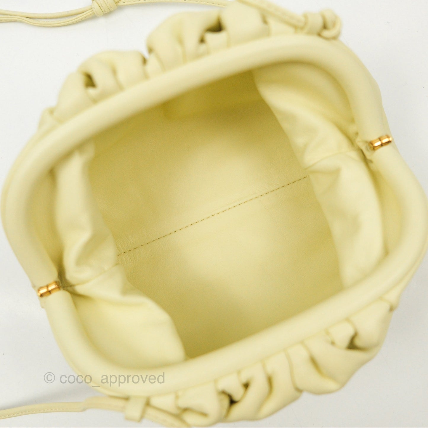 Bottega Veneta Butter Calfskin The Mini Pouch Zest Washed