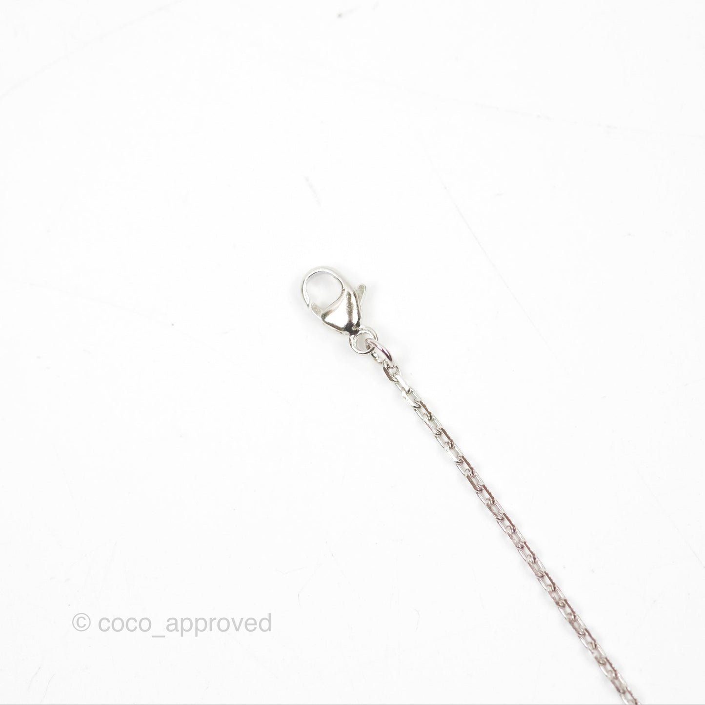 Hermès Mini Pop H Rose Dragee Pendant Necklace Palladium Hardware