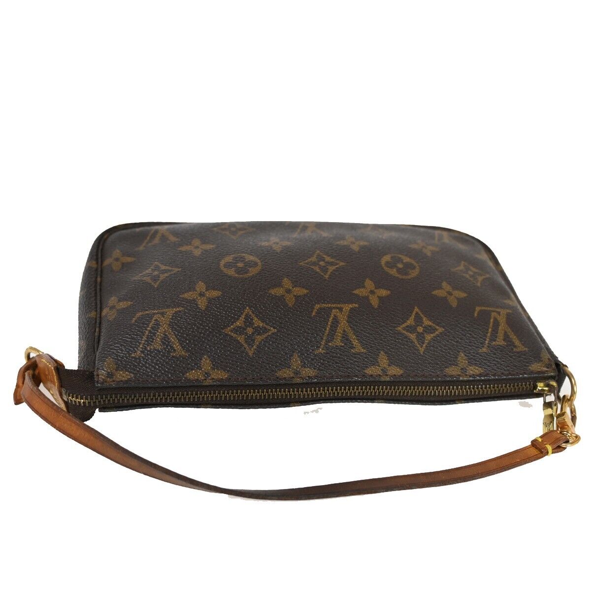 Louis Vuitton Pochette Accessoires Canvas Clutch Bag ()