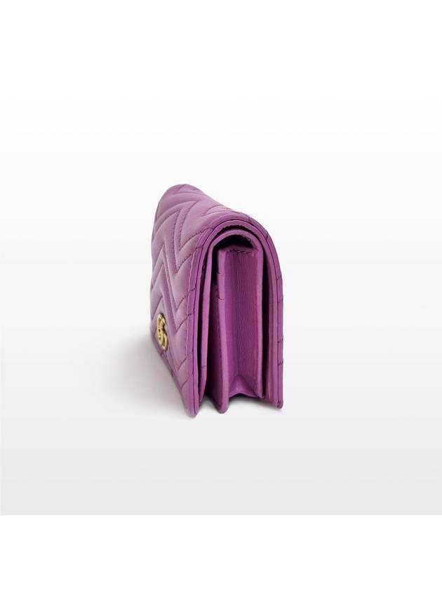 Luxury Gucci Trending 2025 Luxury Gucci Trending 2025 GG Marmont Matelasse Leather Women s Bicycle Wallet 466492